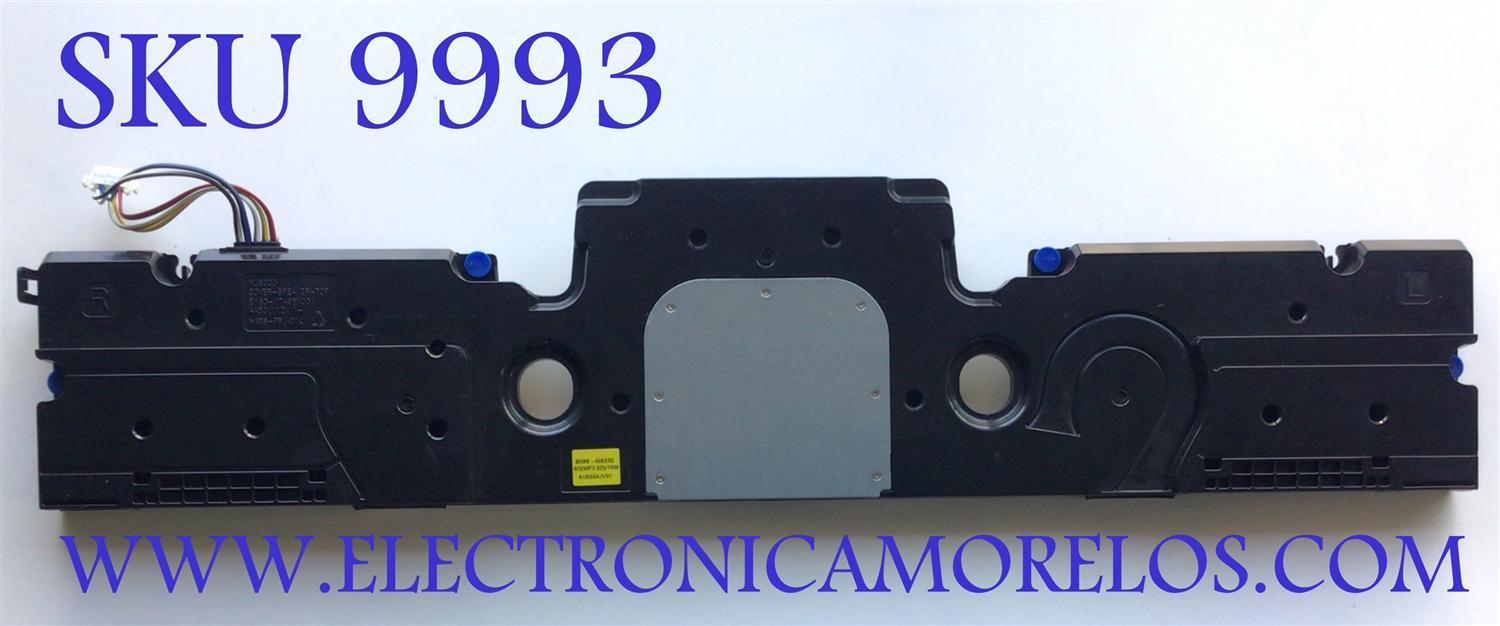 BOCINA PARA TV SAMSUNG / NUMERO DE PARTE BN96-45633D / 6Ω (WF3.0Ω)/10W / BN9645633D / 45633D /A18G04JV01 / PANEL CY-QN065FLLV6H / MODELO QN65Q65FNFXZA FA01